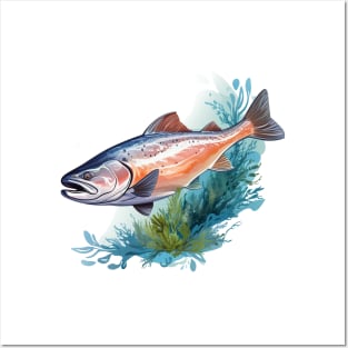 Pacific Northwest Salmon Posters and Art